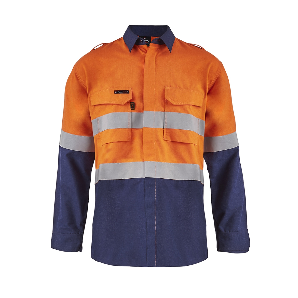 Picture of Torrent, Shirt, HRC2, Open Front, Hi Vis, Two Tone, Gusset Sleeves, FR Reflective Tape